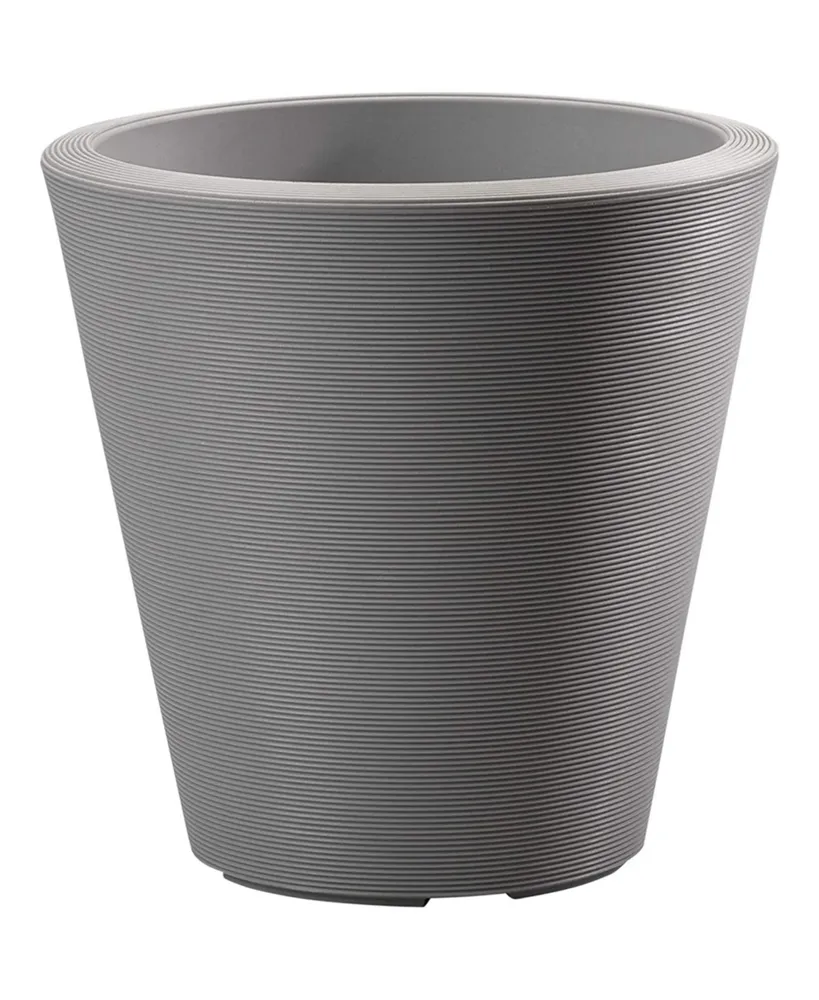 Crescent Garden Madison Planter DoubleWalled Plant Pot 20" Slate