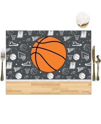 Nothin' but Net - Basketball - Party Table Decorations - Party Placemats - 16 Ct