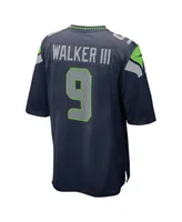 Men's Nike Kenneth Walker Iii College Navy Seattle Seahawks 2022 Nfl Draft Pick Player Game Jersey