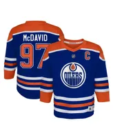 Big Boys Connor McDavid Royal Edmonton Oilers Home Replica Player Jersey