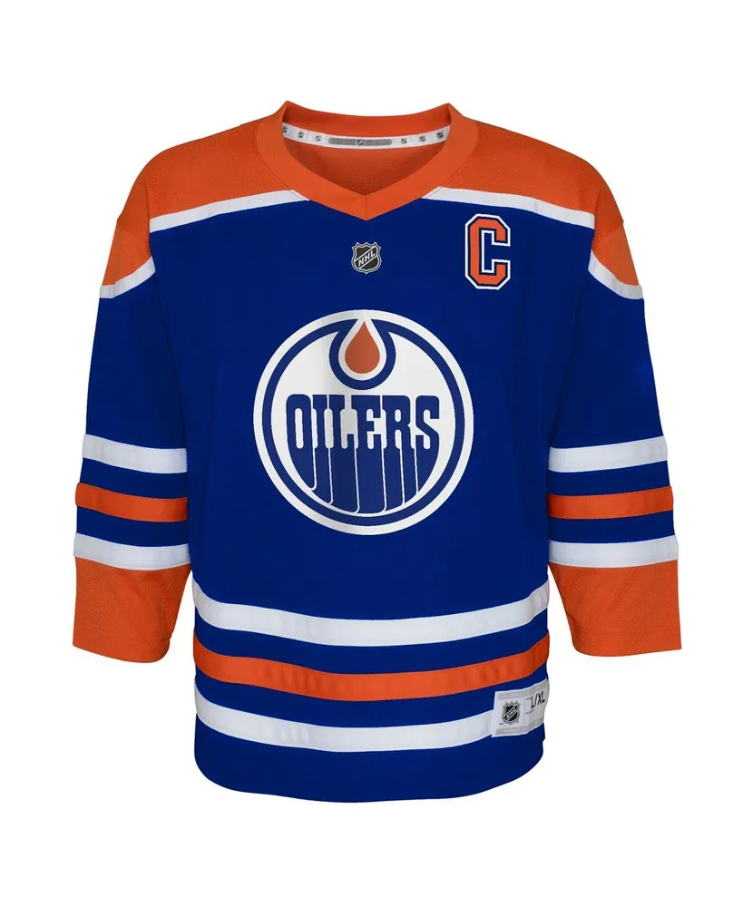 Toddler Boys and Girls Connor McDavid Royal Edmonton Oilers Home Replica Player Jersey