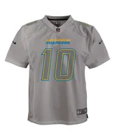 Big Boys Nike Justin Herbert Gray Los Angeles Chargers Atmosphere Game Jersey