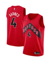 Big Boys Nike Scottie Barnes Red Toronto Raptors 2021/22 Swingman Jersey - Icon Edition