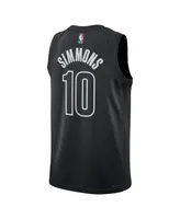 Men's Jordan Ben Simmons Black Brooklyn Nets Statement Edition Swingman Jersey