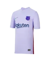 Big Boys Nike Purple Barcelona 2021/22 Away Stadium Replica Jersey