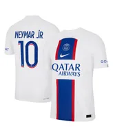 Men's Nike Neymar Jr. White Paris Saint-Germain 2022/23 Third Vapor Match Authentic Player Jersey