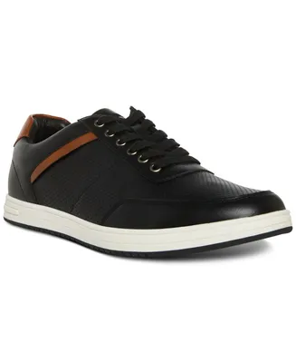 Madden Men Men's M-Bassil Perforated Faux-Leather Sneakers