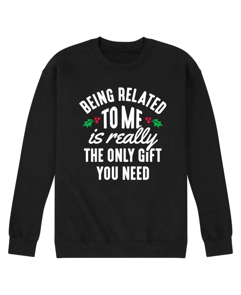 Airwaves Men's Being Related To Me Fleece T-shirt