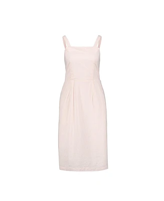 Hope & Henry Women's Seersucker Sheath Dress