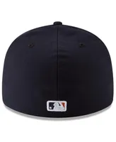 Men's New Era Navy Houston Astros 2022 World Series Side Patch Low Profile 59FIFTY Fitted Hat