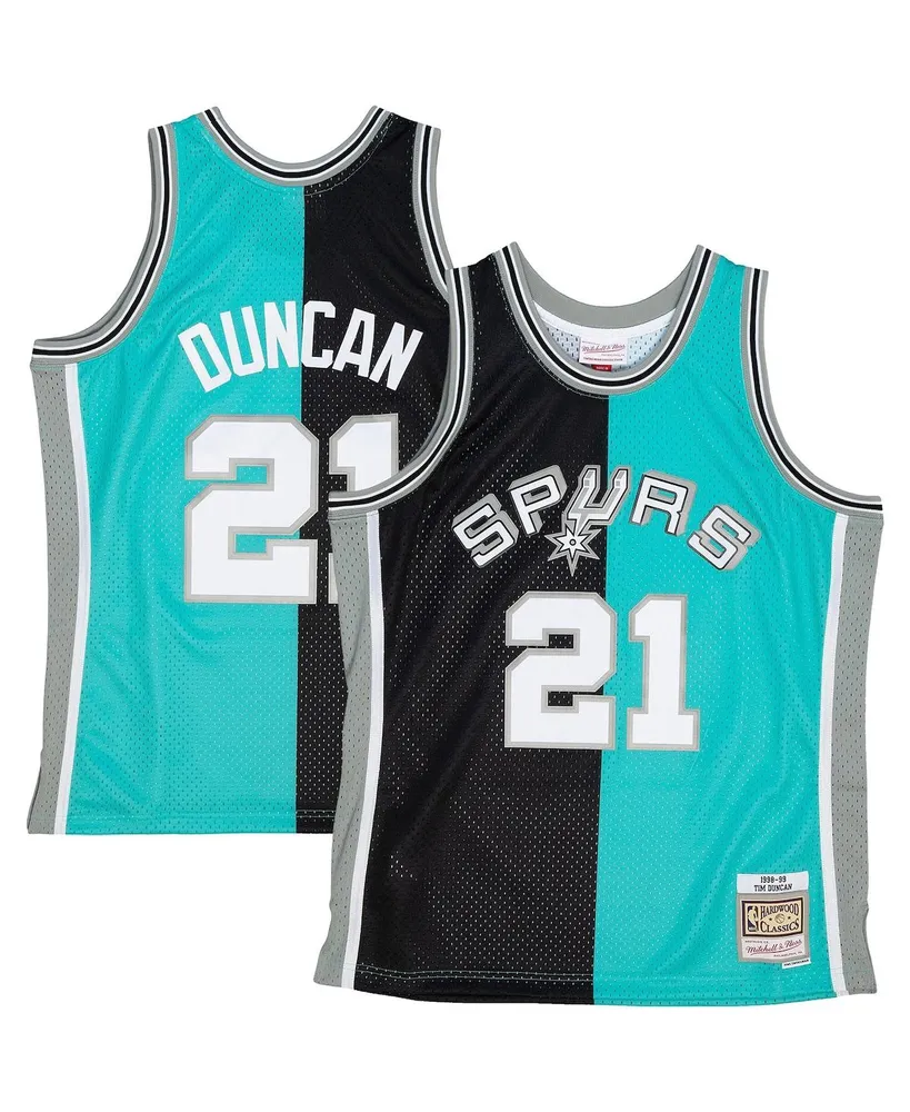 Lids Tim Duncan San Antonio Spurs Mitchell & Ness Hardwood Classics 1998/99  Tie-Dye Swingman Jersey - Black