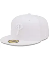 Men's New Era Philadelphia Phillies White on 59FIFTY Fitted Hat