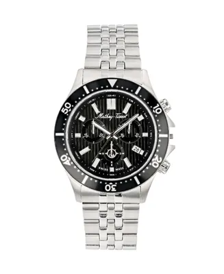 Mathey-Tissot Men's Expedition Chronograph Collection Stainless Steel Bracelet Watch