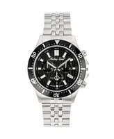 Mathey-Tissot Men's Expedition Chronograph Collection Stainless Steel Bracelet Watch