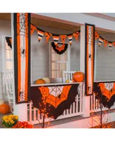 Evergreen Spider Web Large Bunting 61"x32"
