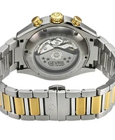 Gevril Men's Ascari Swiss Automatic Two-Tone Ss Ipyg Stainless Steel Bracelet Watch 42mm