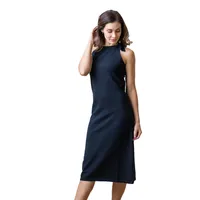 Hope & Henry Women's Halter Tie Sweater Dress