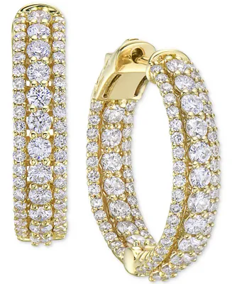 Diamond In & Out Hoop Earrings (2-3/4 ct. t.w.)