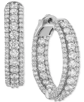 Diamond & Out Hoop Earrings (2-3/4 ct. t.w.)