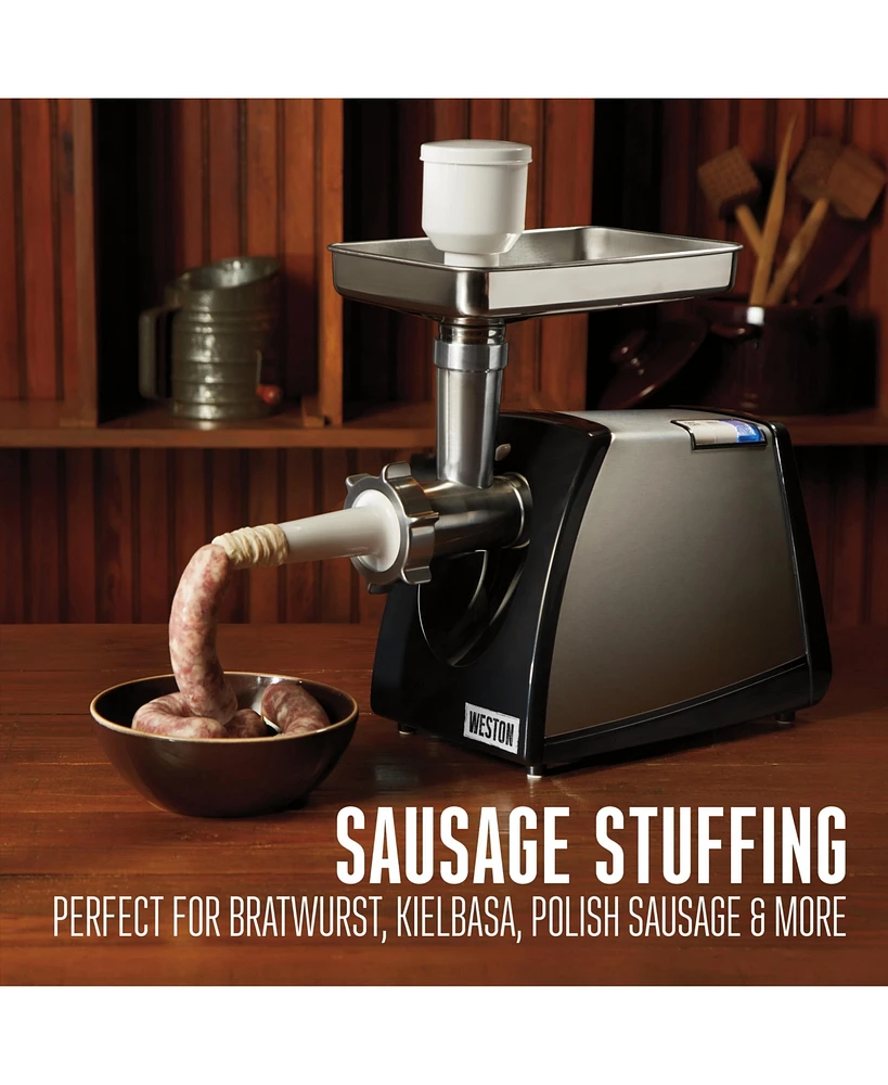 Weston Number 8 Electric Meat Grinder and Sausage Stuffer