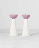 kate spade new york Oak Street Candlestick 2 Piece Set