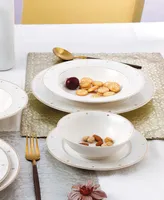 Lorren Home Trends 20 Piece Service for 4 Dinnerware Set