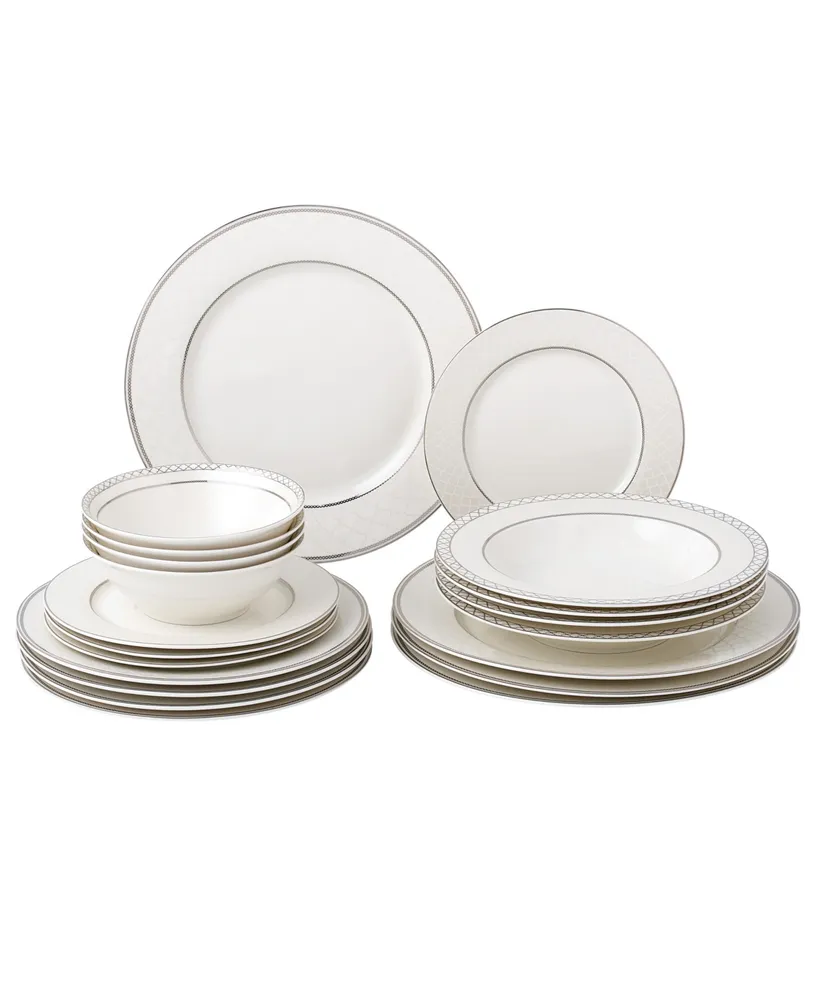 Lorren Home Trends 20 Piece Service for 4 Dinnerware Set