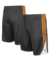 Men's Colosseum Charcoal, Texas Orange Longhorns Turnover Shorts