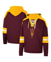 Men's Colosseum Arizona State Sun Devils Lace-Up 4.0 Pullover Hoodie