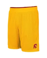 Men's Colosseum Cardinal, Gold Usc Trojans Wiggum Reversible Wordmark Shorts