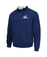 Men's Colosseum Royal Jackson State Tigers Tortugas Quarter-Zip Sweatshirt