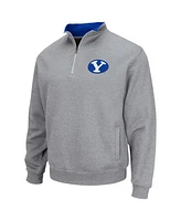 Men's Colosseum Byu Cougars Tortugas Quarter-Zip Sweatshirt