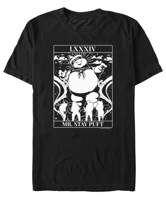 Fifth Sun Men's Ghostbusters Puft Tarot Short Sleeves T-shirt