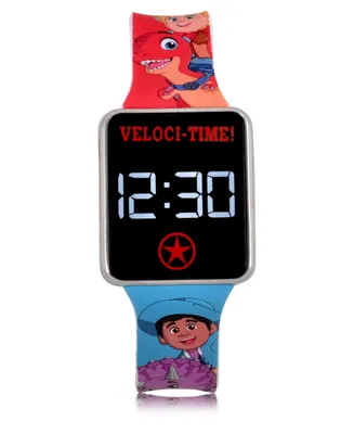 Dino Ranch Unisex Red Silicone Strap Led Touchscreen Watch