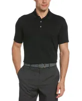 Pga Tour Men's Big & Tall AirFlux Solid Mesh Golf Polo