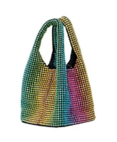 Nina Women's All Over Crystal Satchel Bag