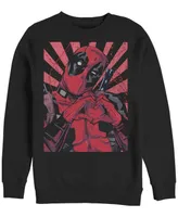 Fifth Sun Men's Close Heart Deadpool Crew Fleece Pullover