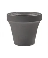 Crescent Garden Ridge Planter Smoke 18 Inch