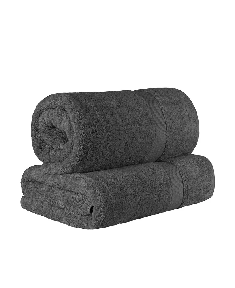 Superior Egyptian-Quality Cotton 2-Piece Bath Sheet Set