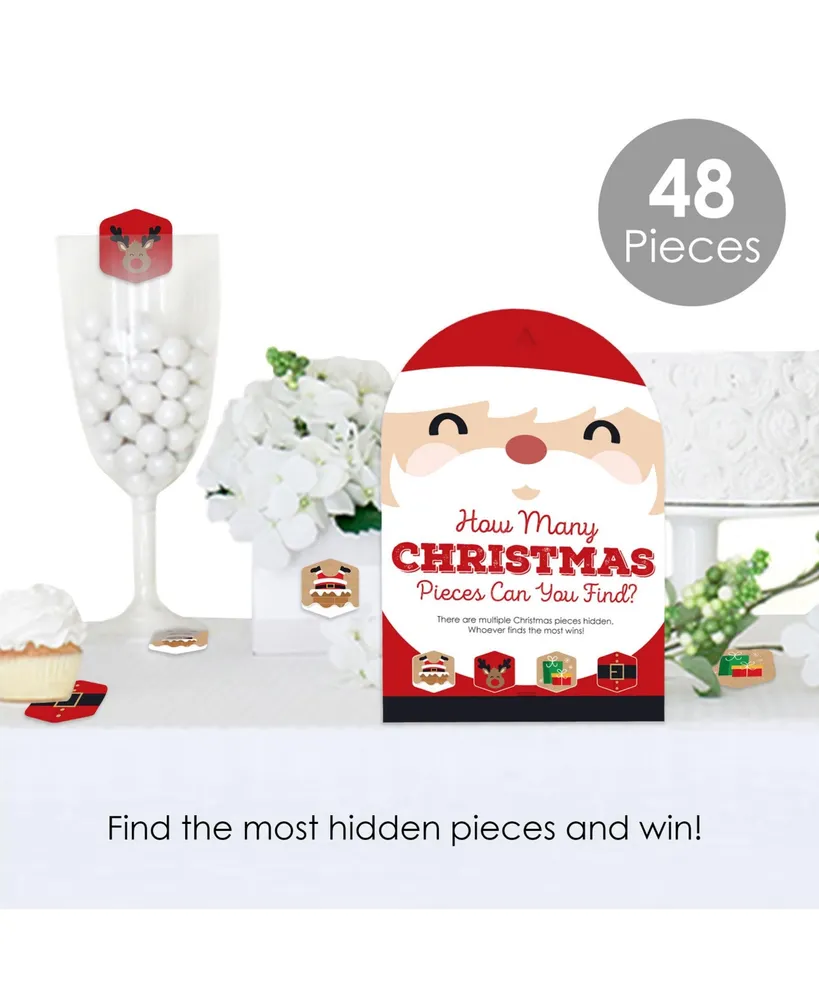 Jolly Santa Claus - Christmas Party Scavenger Hunt Hide and Find Game