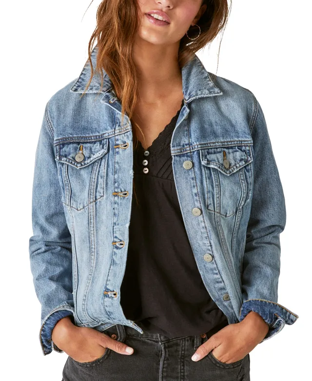 Women's Tomboy Denim Trucker Jacket