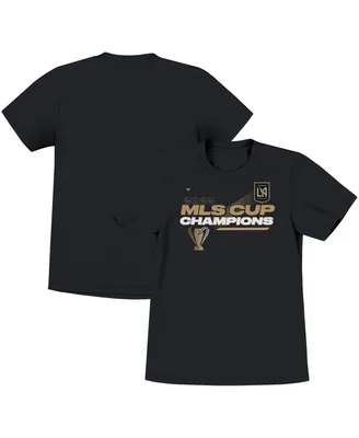 Boys and Girls Toddler Fanatics Black Lafc 2022 Mls Cup Champions Locker Room T-shirt