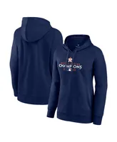 Women's Fanatics Navy Houston Astros 2022 World Series Champions Logo Pullover Hoodie