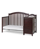 Afg Baby Furniture 46" Wooden Kali Ii 4 1 Convertible Crib and Changer