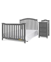 Closeout! Afg Baby Furniture 46" Wooden Kali Ii 4 in 1 Convertible Crib and Changer