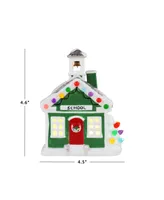 6" Nostalgic Ceramic Village School Holiday Decor