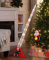 44" Santa's Christmas Crane Holiday Decor