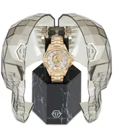 Philipp Plein Men's The $kull Gold Ion-Plated Stainless Steel Bracelet Watch 41mm