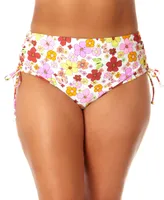 Salt + Cove Trendy Plus Lace-Up Bikini Bottoms, Created for Macy's