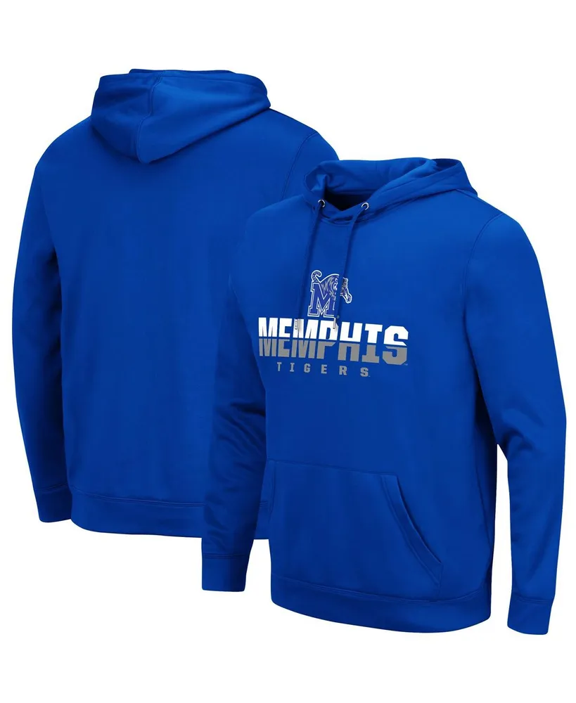 Men's Colosseum Royal Memphis Tigers Lantern Pullover Hoodie